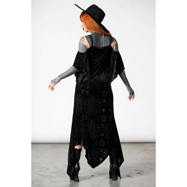 KILLSTAR / Crystal Spirit Burnout Maxi Dress ワンピース