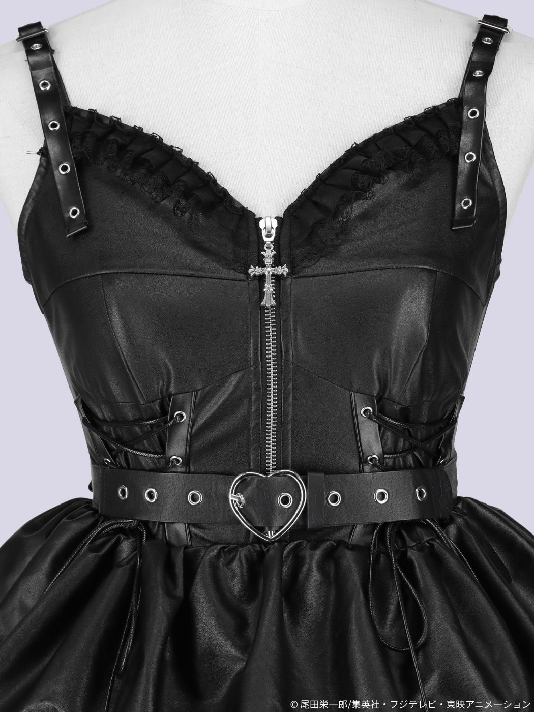 Qooza レザーワンピース ONE PIECE × QOOZA / PERONA FAUX LEATHER DRESS（Q0036） - QOOZA
