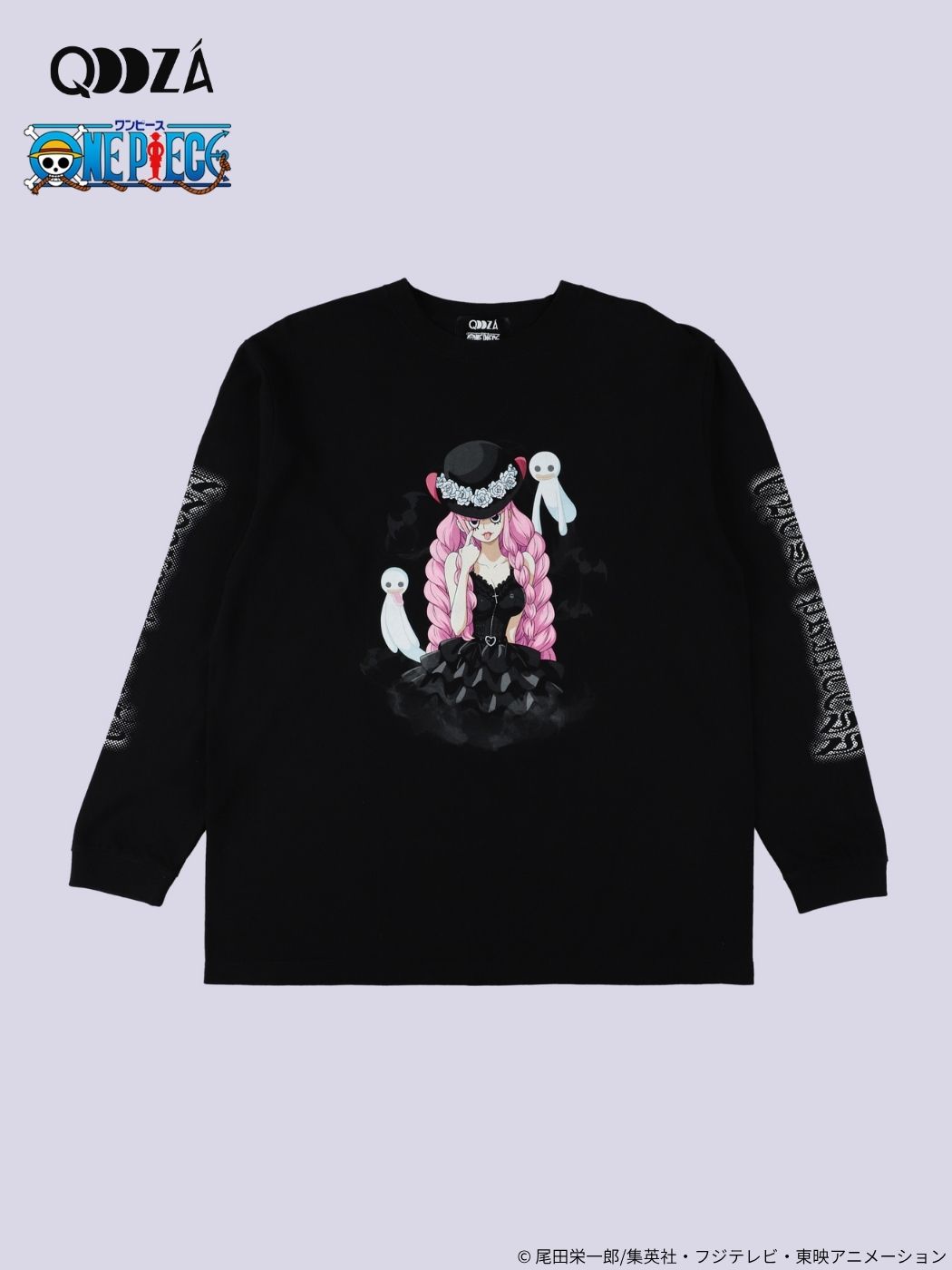 ONEPIECE QOOZA トップス ペローナ ONE PIECE × QOOZA / PERONA GHOST PRINCESS L/S TEE(Q0035