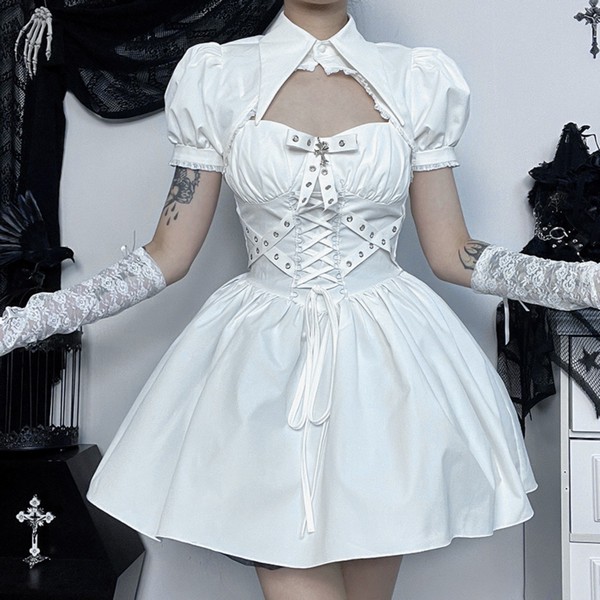 QOOZAセレクト / ［WANNATHIS］ショートブラウス［WHT］（WT012） - QOOZA