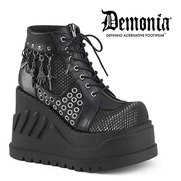 DEMONIA / STOMP-18［STO18/BVL-GYVEL］ブーツ - QOOZA