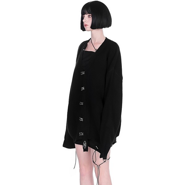 QOOZAセレクト YUBABYデコレーションカーディガン