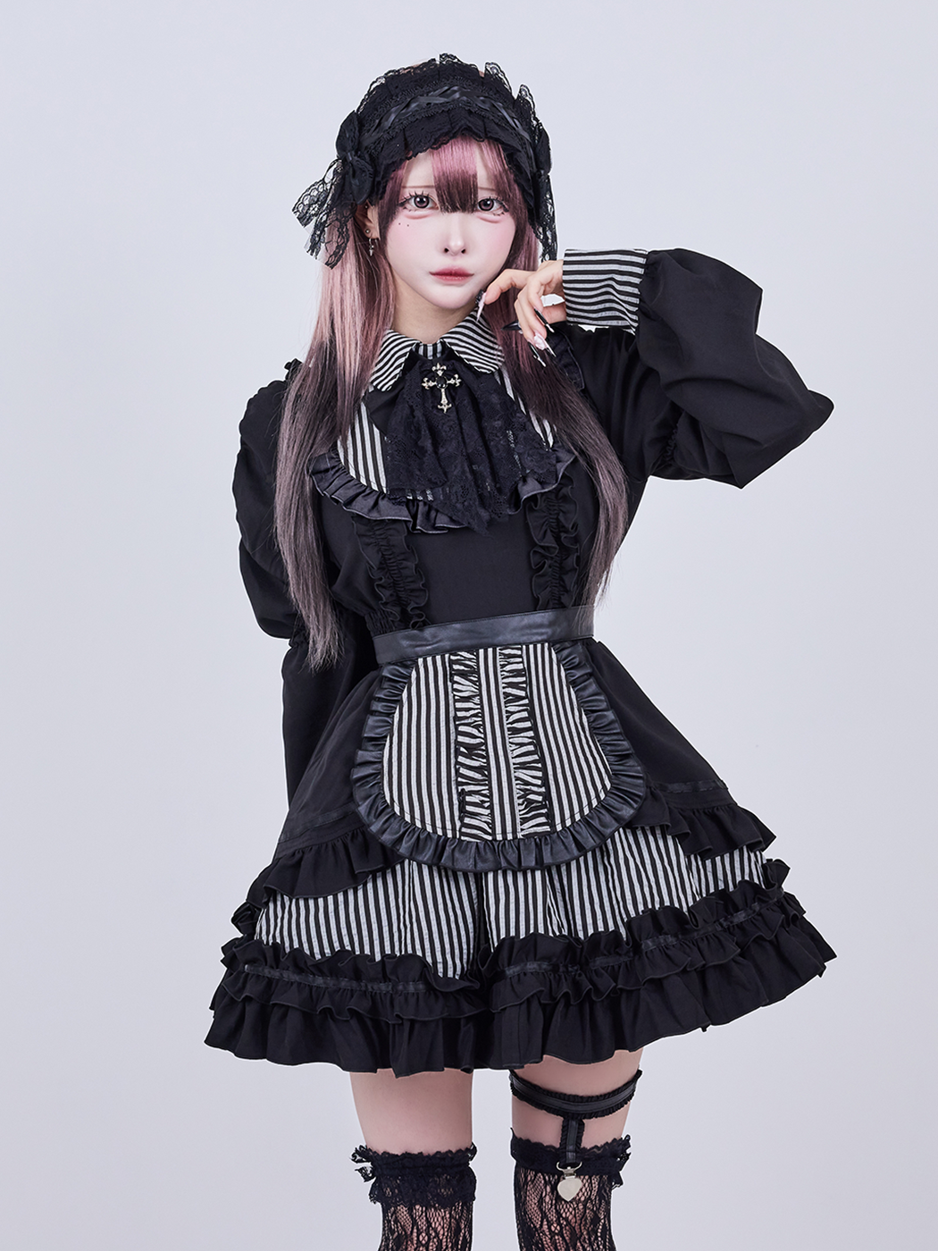 ワンピース IMVAL / Gothic Maid Dress IMVAL / Gothic Maid Dress - QOOZA