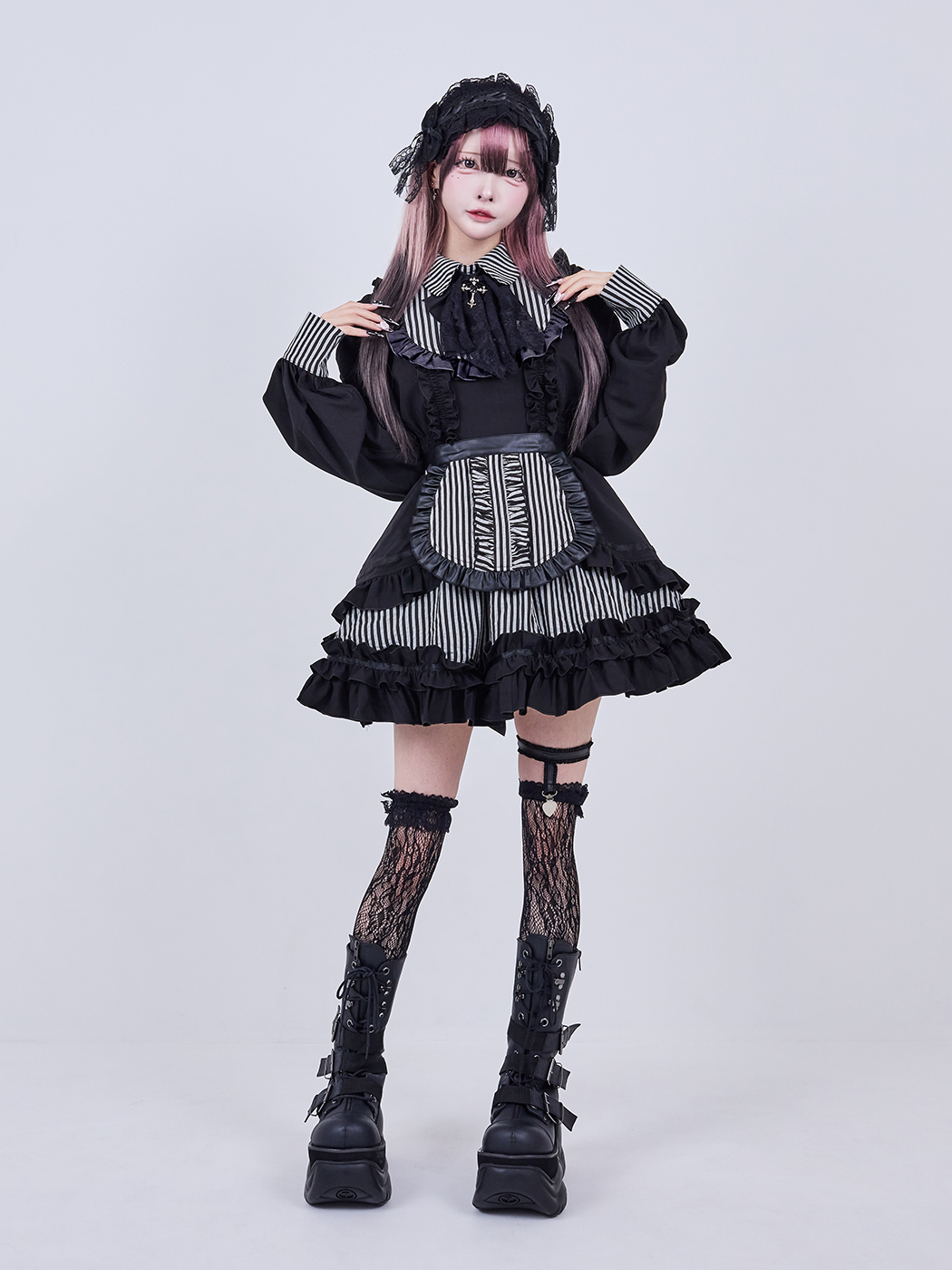 ✩Qooza IMVAL セット IMVAL / Gothic Maid Dress - QOOZA