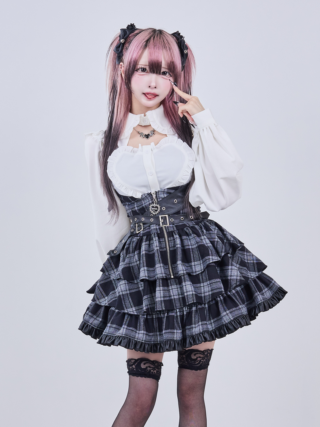 IMVAL / Frill Leather Dress [GRYCK] - QOOZA
