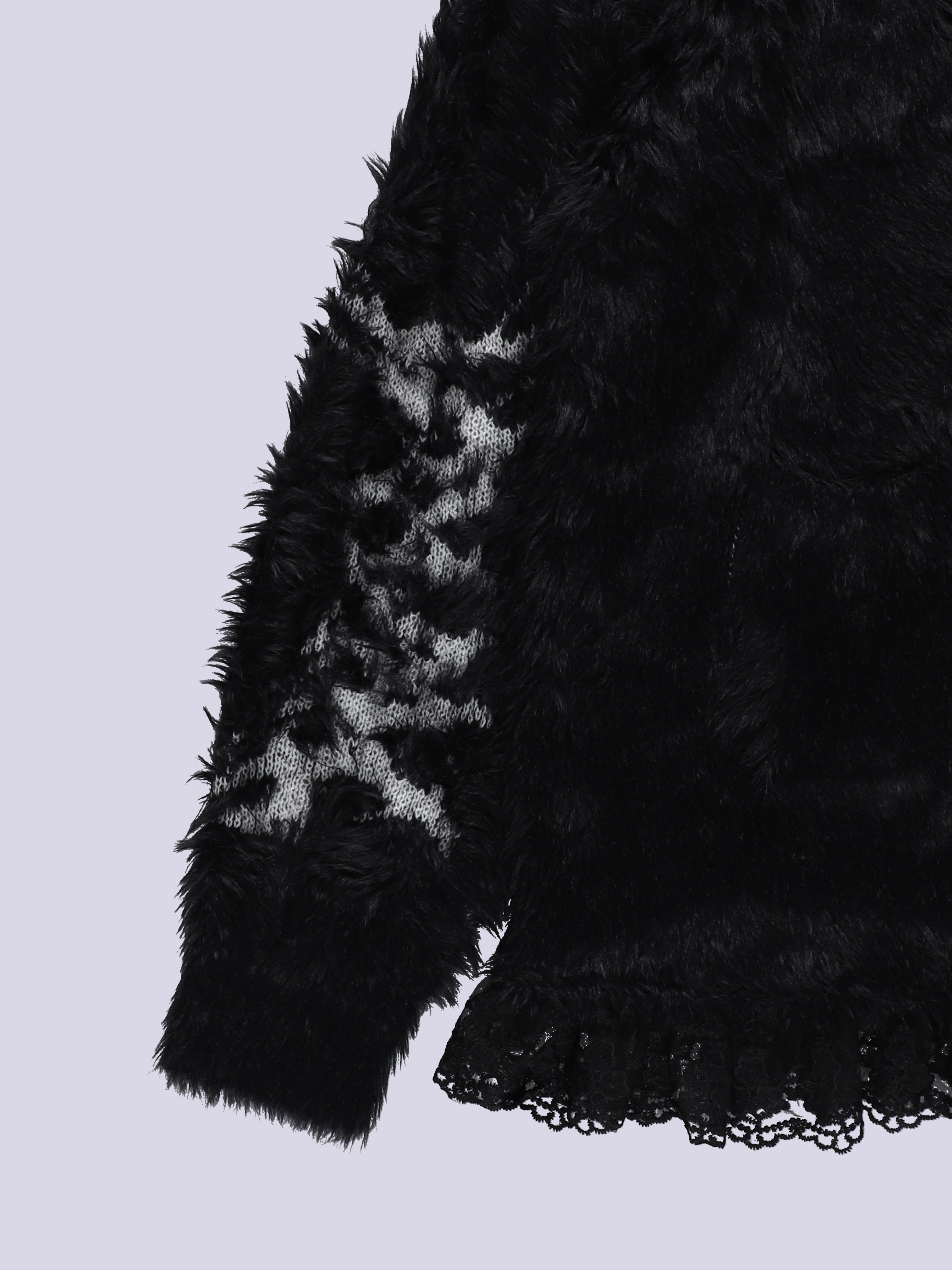 IMVAL / Shaggy Cardigan - QOOZA