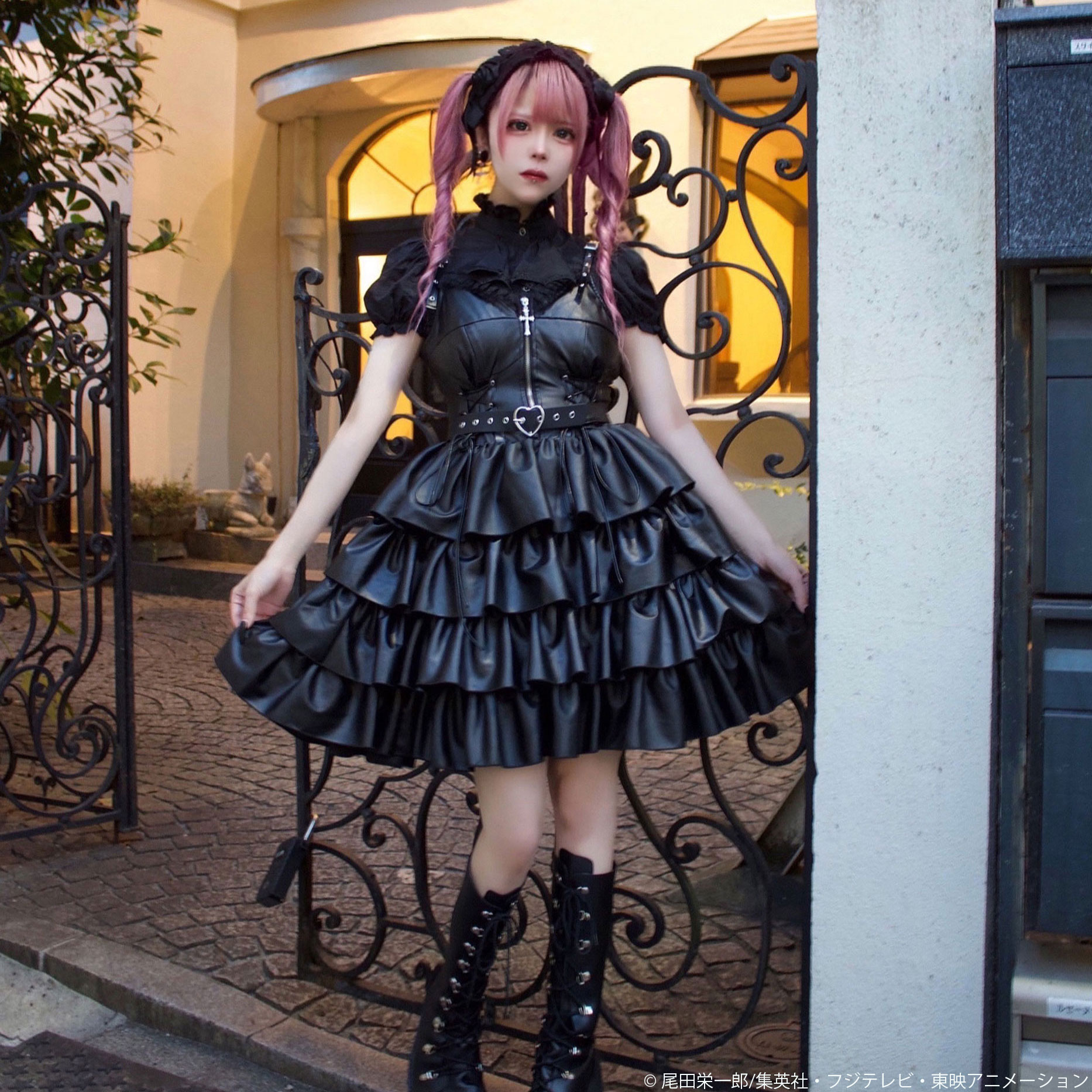 ONE PIECE × QOOZA / PERONA FAUX LEATHER DRESS（Q0036） - QOOZA