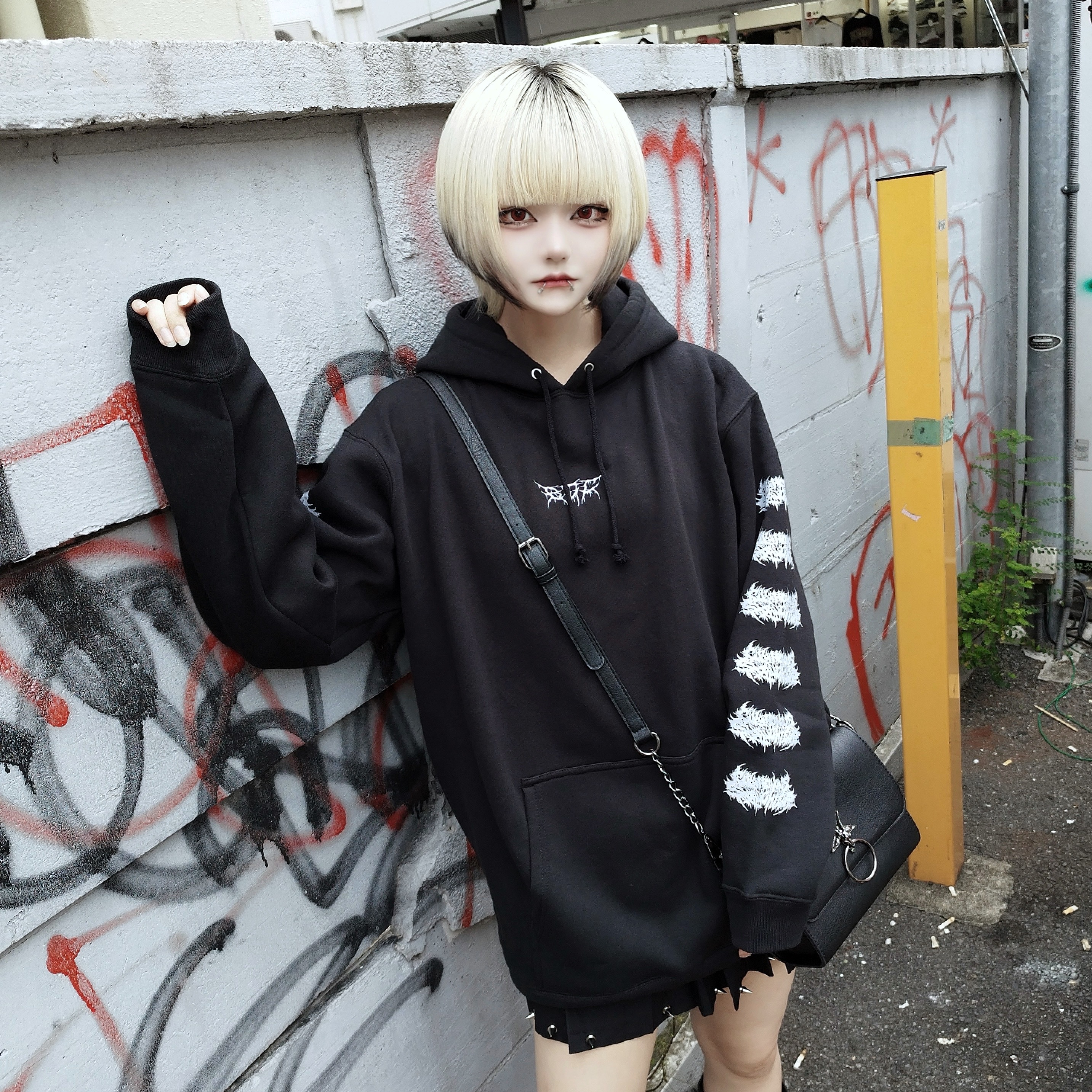 Brutal Death Clothing / Symbol of the Brutal Baphomet Hoodie［裏