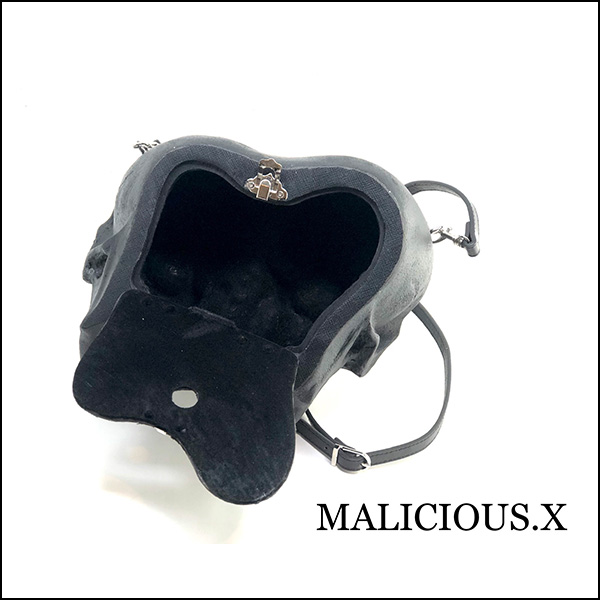MALICIOUS.X / Twin skull shoulder bag（300533） - QOOZA