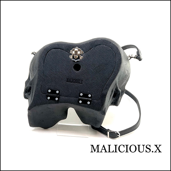MALICIOUS.X / Twin skull shoulder bag（300533） - QOOZA