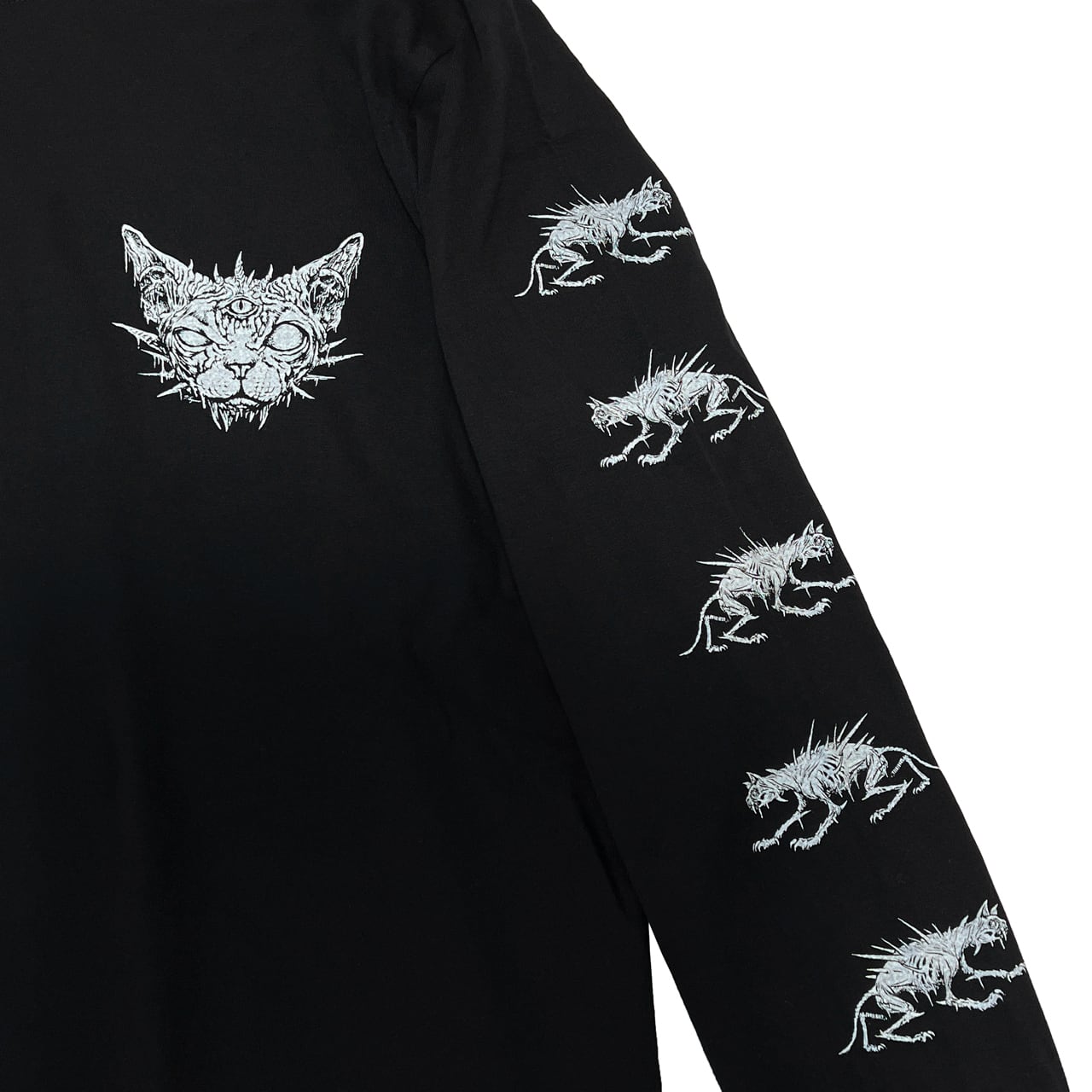 Brutal Death Clothing / The MONARCH OF UNHOLY CAT Long Sleeve