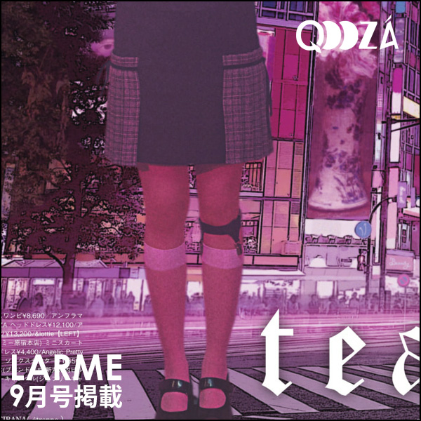 即購入可/カカト初期汚れ有】 DimMoire 十字の誓いガーターソックス 即