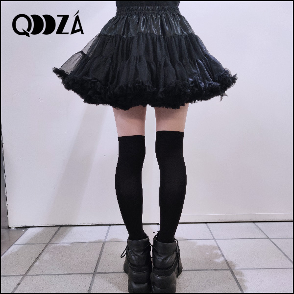 QOOZAセレクト / ショート丈ペチコート［40cm丈］（581486） - QOOZA