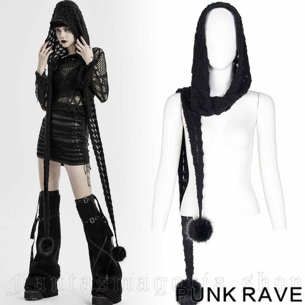 PUNK RAVE (fantas) / UTOPIA HOOD SCARF フード付きマフラー