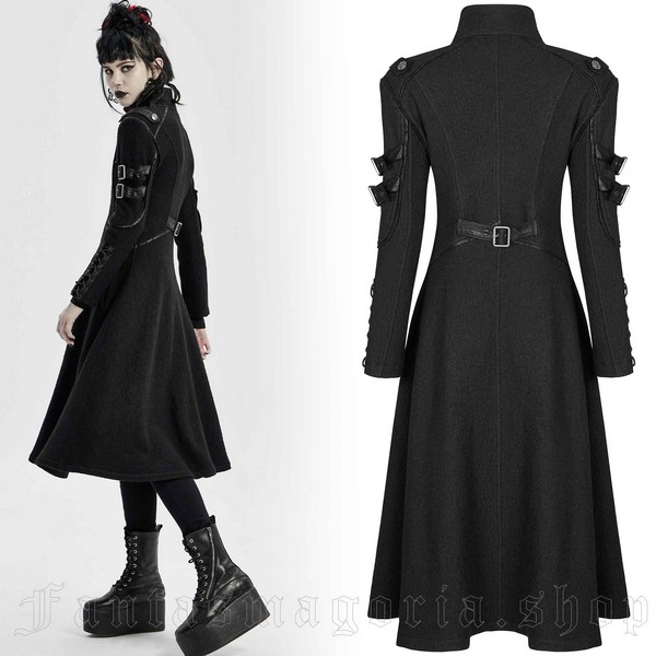 PUNK RAVE (fantas) / MINERVA BLACK COAT コート（WY-1302/BK） - QOOZA