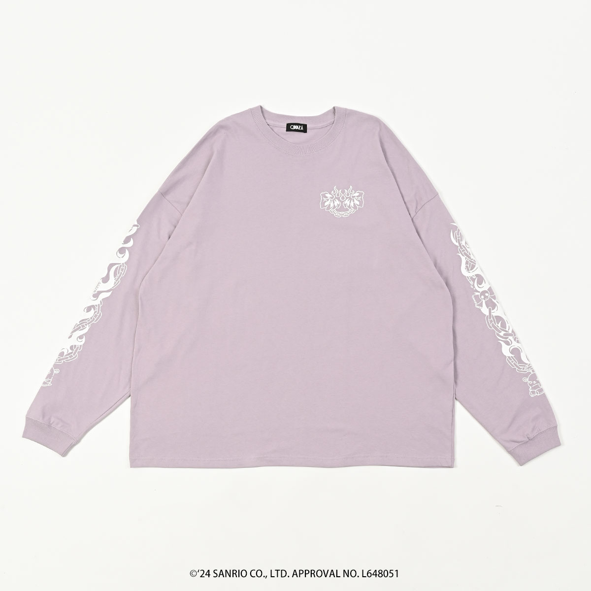 QOOZA×Kuromi×東京13零式 / クロミトリプルコラボ L/S TEE PPL