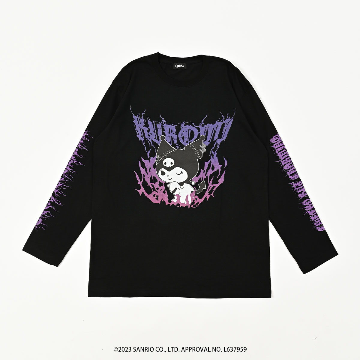 QOOZA×Kuromi / クロミコラボ L/S TEE（Q0026） - QOOZA