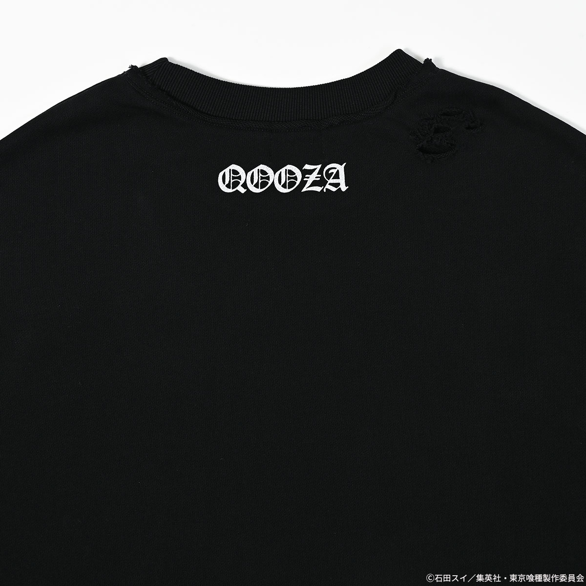 東京喰種 × QOOZA / 金木 研 ダメージスウェット - QOOZA