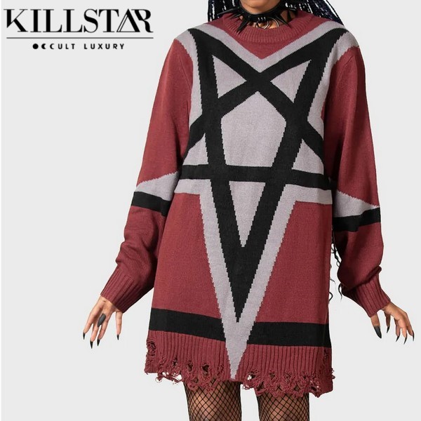 KILLSTAR / Star Crux Knit Sweater トップス（KSRA006618） - QOOZA