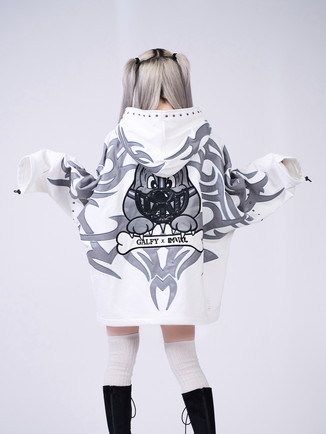 新品未開封 IMVAL GALFY ドールドッグヘッドドレス PU ブラック 1116123540_6919468ce979b.jpg