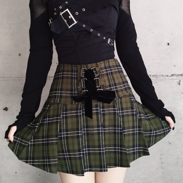 KILLSTAR / Dark Canopy Pleated Skirt スカート（KSRA008777 