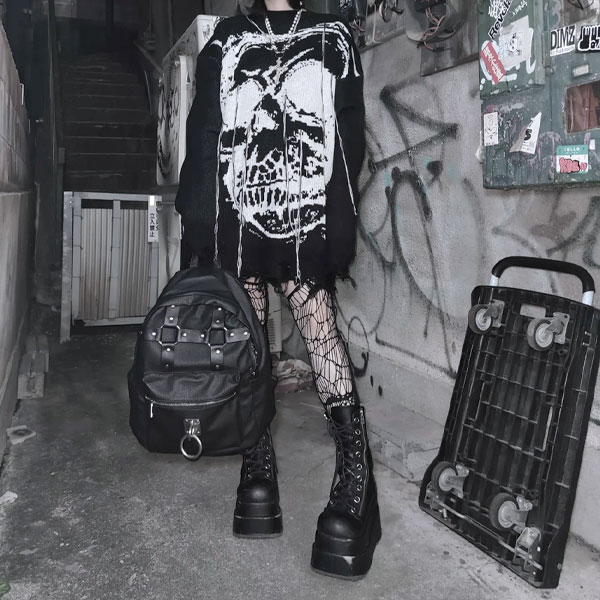 KILLSTAR / Ruined Relic Knit Sweater トップス（KSRA007445） - QOOZA