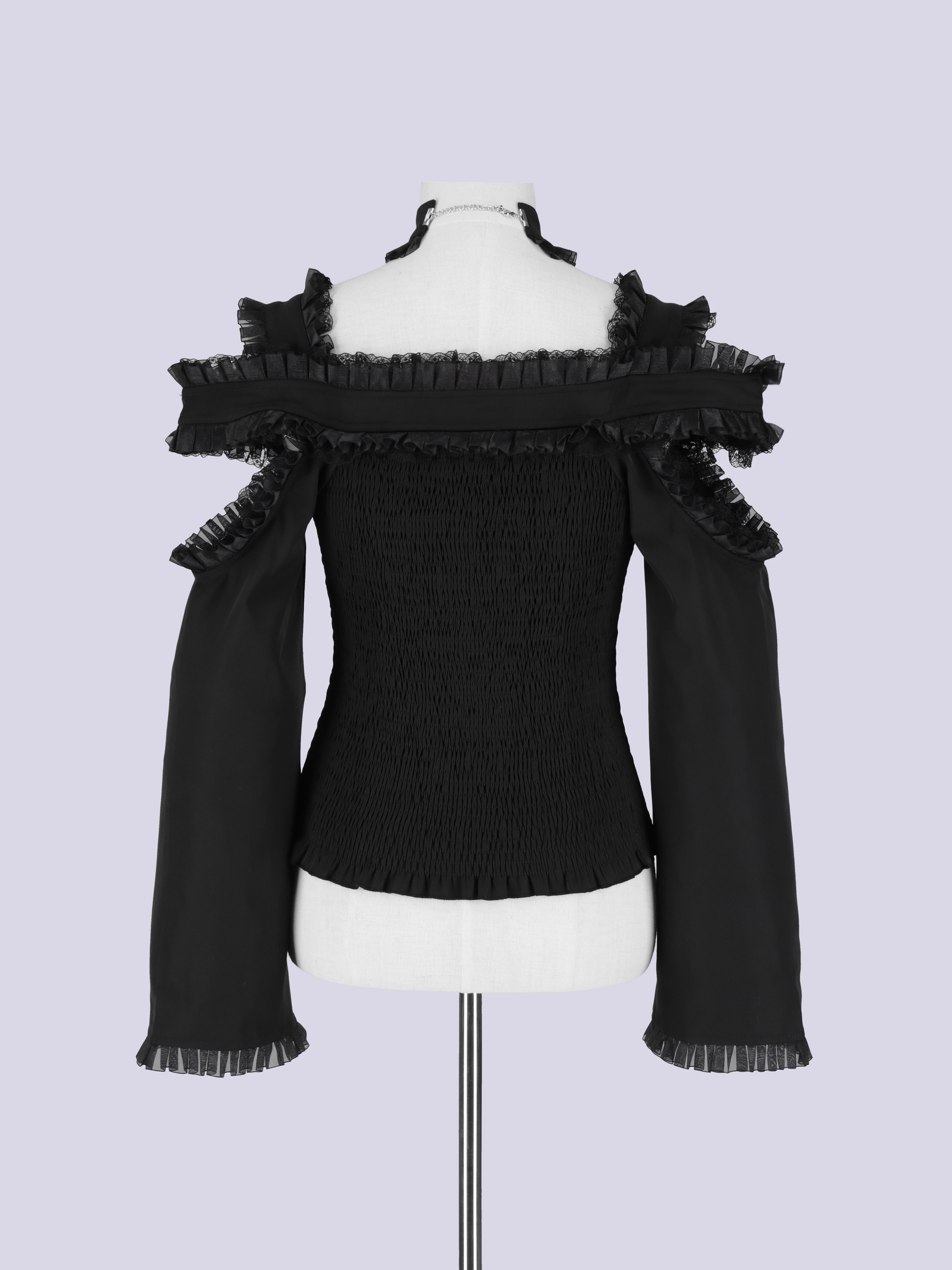 IMVAL / 2way Off-Shoulder Top［BLK］ - QOOZA