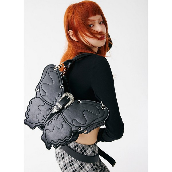 （セール）開催中 人気ブランドも続々プライス QOOZAセレクト / ［Cigaberry］Punk Butterfly Shape Bag［L バッグ