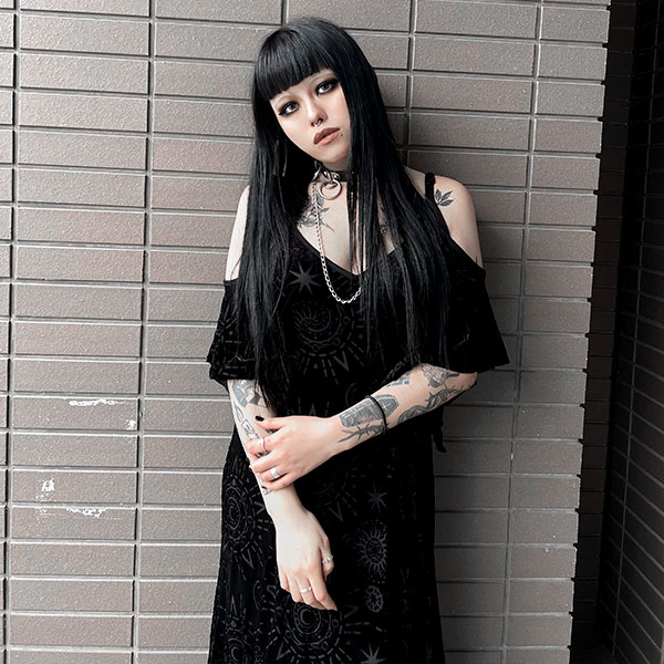 KILLSTAR / Crystal Spirit Burnout Maxi Dress ワンピース 