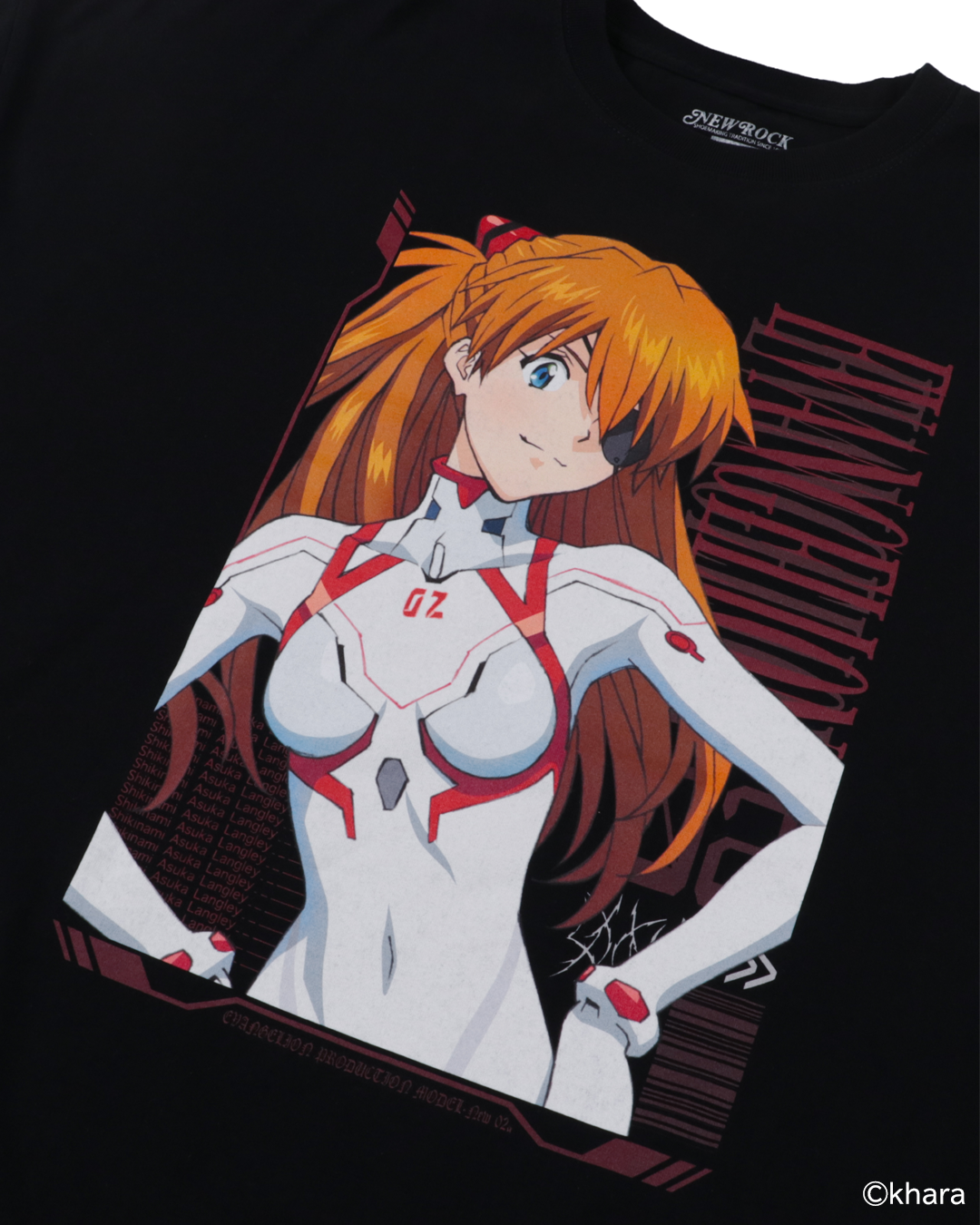 NEW ROCK × EVANGELION / 式波・アスカ・ラングレー L/S TEE - QOOZA