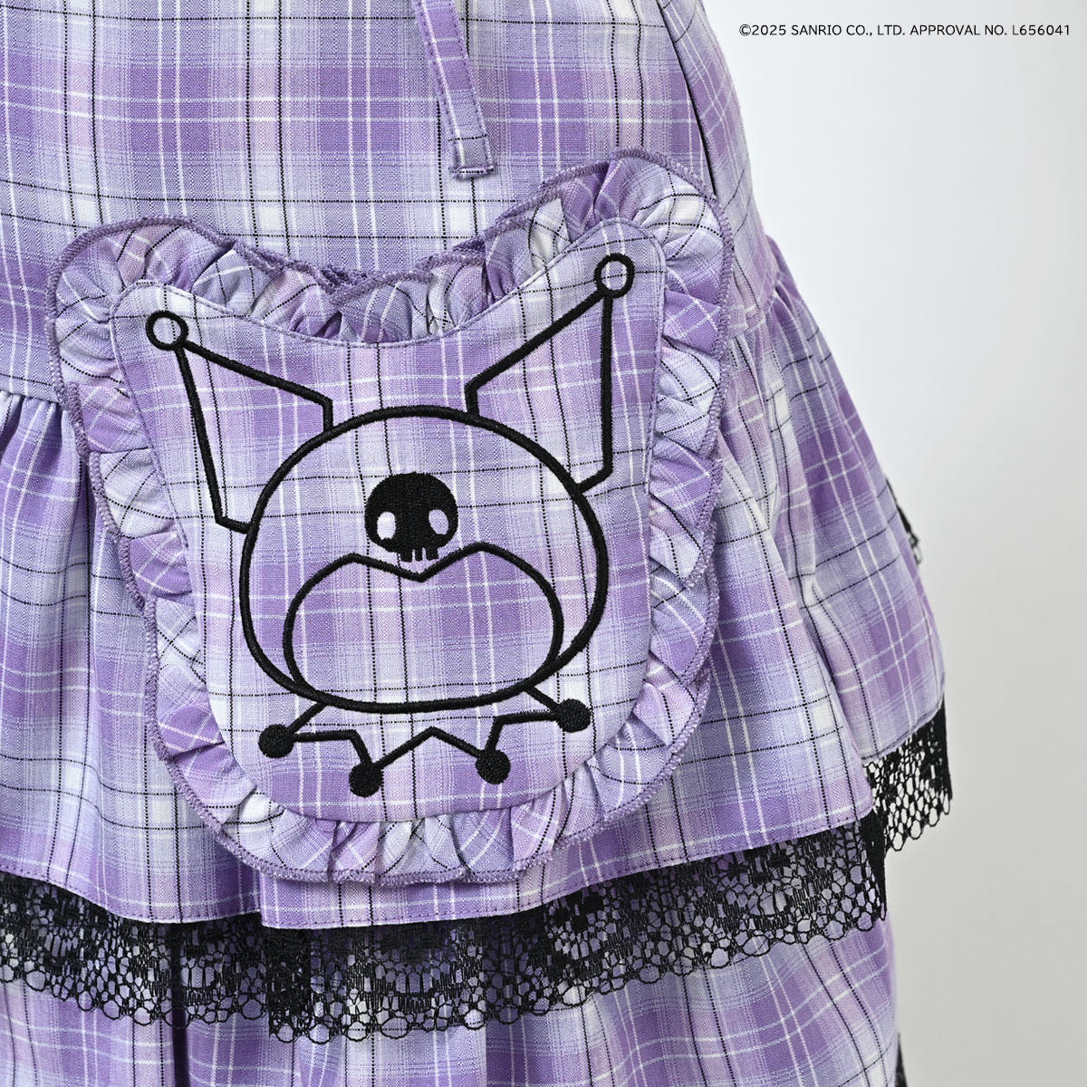 QOOZA × マイメロディ＆クロミ / Kuromi mini skirt - QOOZA