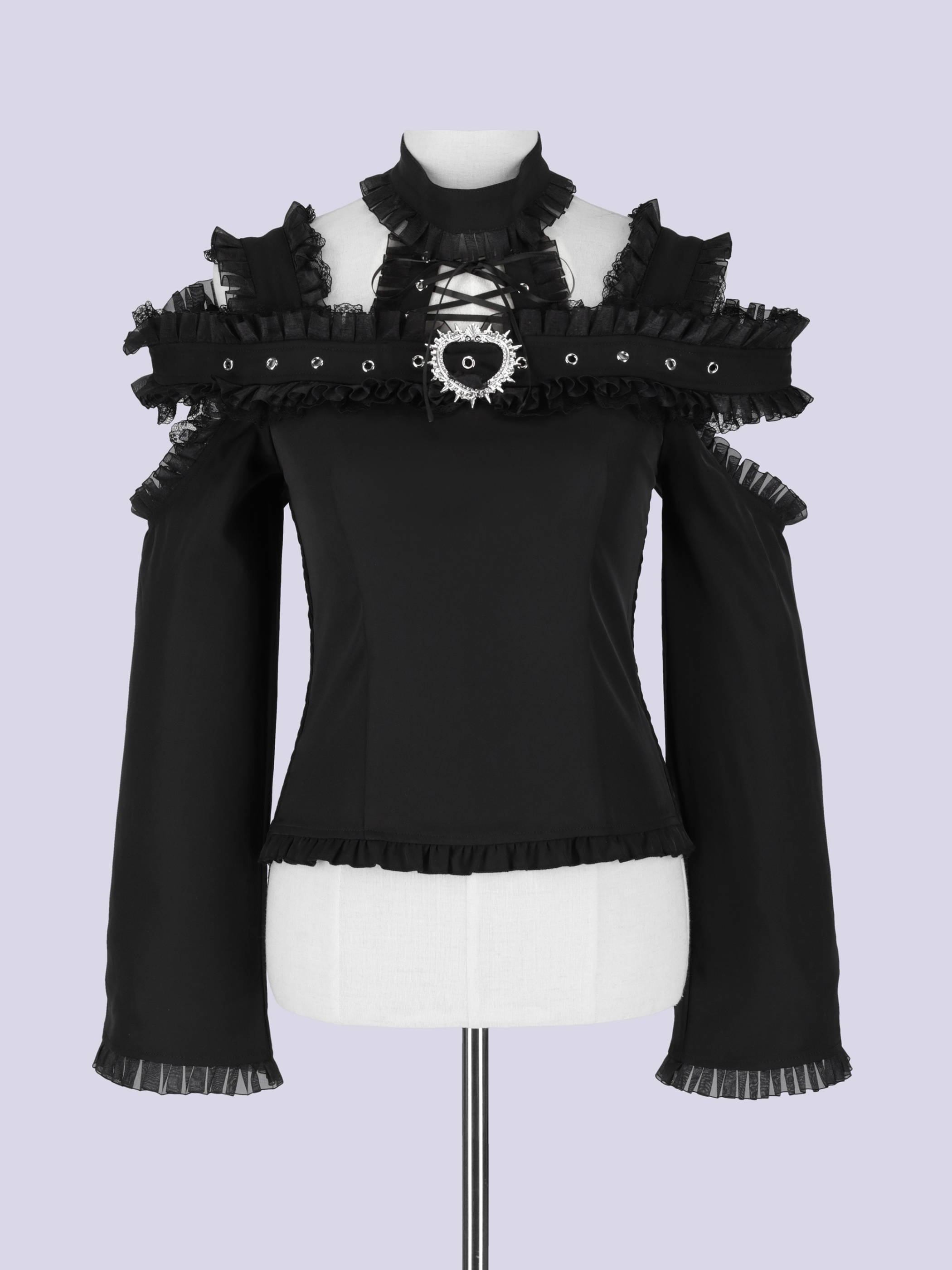 IMVAL / 2way Off-Shoulder Top［BLK］ - QOOZA