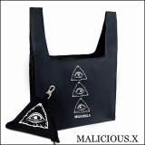 【即納】MALICIOUS.X /  eyes eco bag［ポーチ付き］（301633）