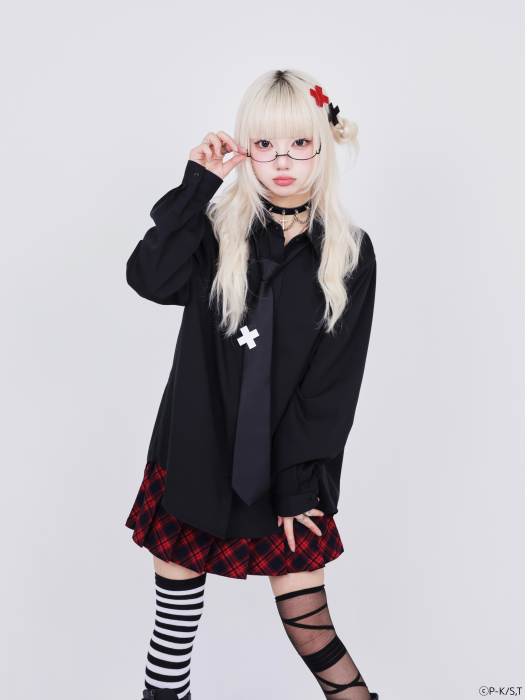 しゅごキャラ　tシャツ　qooza フリーサイズ QOOZA × しゅごキャラ！ / ビックシルエット TEE - QOOZA