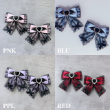 ののりぼん / デビルリボン ヘアクリップ