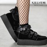 【セール】KILLSTAR / Obsidiana Creepers 厚底シューズ（KSRA005120）