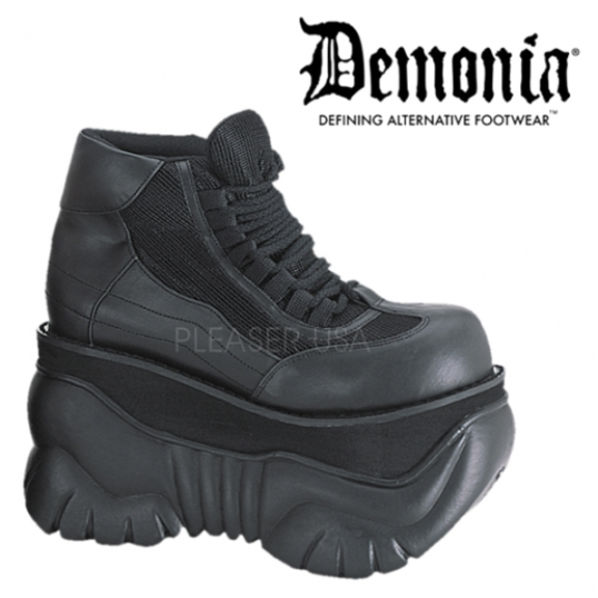 DEMONIA / BOXER-01 Blk Vegan Leather［BOXER/B/PU］ スニーカー 
