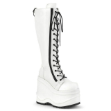 DEMONIA / WAVE-200 Wht Vegan Leather［WAVE200/WVL］ブーツ