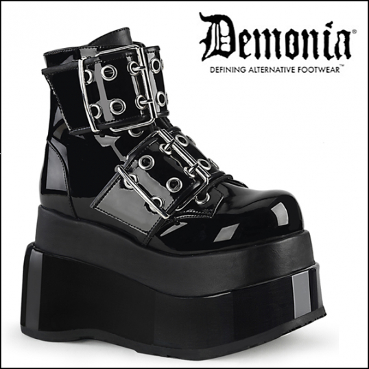 DEMONIA(デモニア) / BEAR-104 Blk Pat-Vegan Leather［BEAR104 
