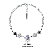 【即納】SELECT / ［1STXULIE］ローズチェーンチョーカー（1S004）