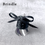Brindle / リボン編み上げレザーリング