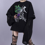 SELECT / ［PINKSPINK］変則構造長袖Tシャツ