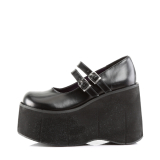 DEMONIA / KERA-08 Blk Vegan Leather［KERA08/B/PU］厚底シューズ