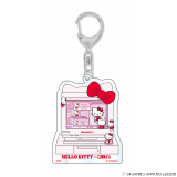 【セール】QOOZA × HELLO KITTY / KITTYコラボ アクリルキーホルダー〔PNK〕