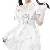 SELECT / ［PINK SAVIOR］トップスセット-WHT［Chaos Dream Butterflyシリーズ］