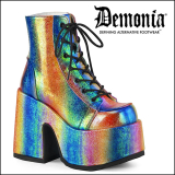 【8即納】DEMONIA(デモニア) / CAMEL-203 5" [CAM203/RBOWIRIVL] 厚底シューズ  (700125)【ラスト1点】