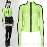 【予約】PUNK RAVE (fantas) / RAVE SLAVE NEON GREEN TOP トップス（WT-760/GR）