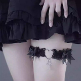 【予約】SELECT / リボンガーター［BLK］