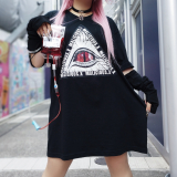 MALICIOUS.X /  triangle logo big T-shirt［BK］