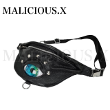 【即納】MALICIOUS.X / Eye chain body bag［Blue× Green］（MAL060）